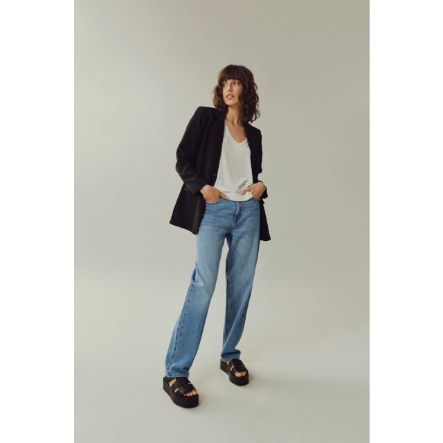 Vila vikelly jaf hw straight jeans-noos 14084730 medium blue 06511.264.0220 large