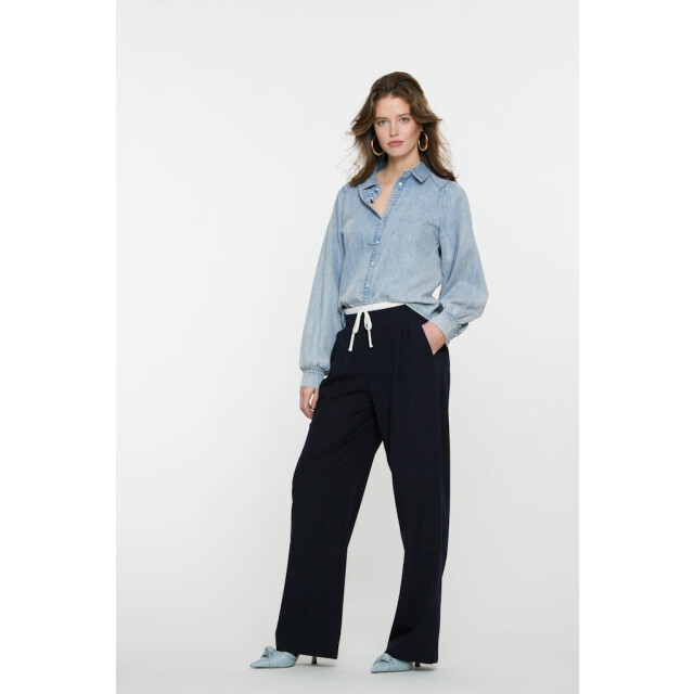 Geisha pants wide contrast waist 51034-10 675 offwhite 06541.261.0042 large