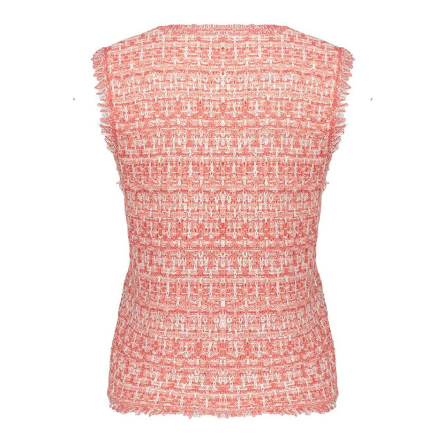 Geisha pull sleeveless 54011-10 220 coral off white 06712.630.0016 large