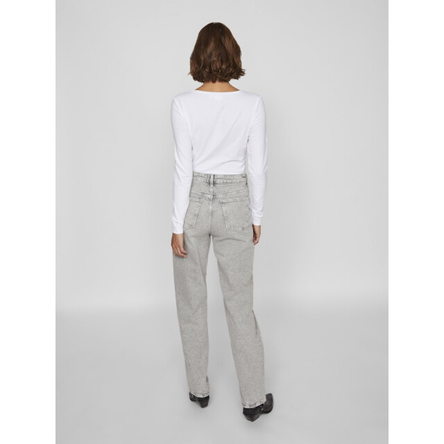 Vila vikelly jaf hw straight jeans-noos 14084730 light grey denim 06511.910.0009 large