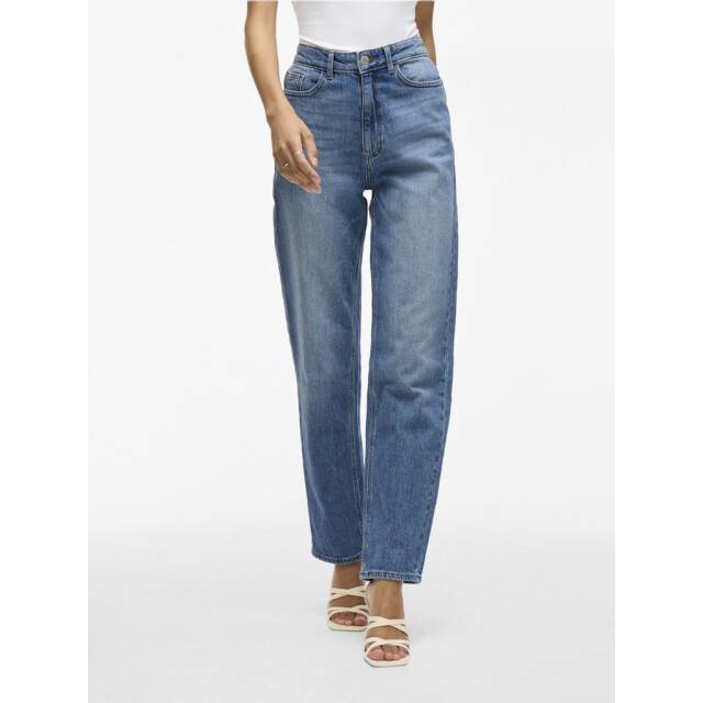 Vila vikelly jaf hw straight jeans-noos 14084730 medium blue 06511.264.0220 large