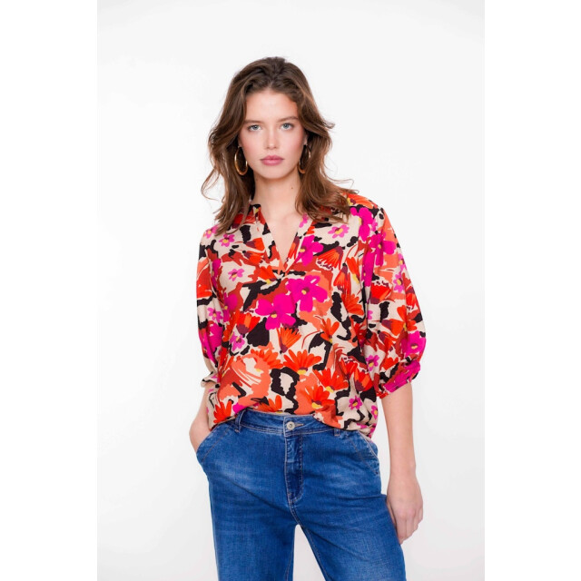 Geisha blouse 53221-20 430 cassis orange 06615.770.0052 large