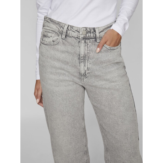 Vila vikelly jaf hw straight jeans-noos 14084730 light grey denim 06511.910.0009 large