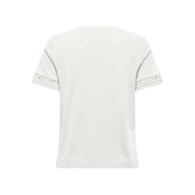 Only onlmaya flower s/s tee box jrs 15367841 cloud dancer 06011.198.0167 large