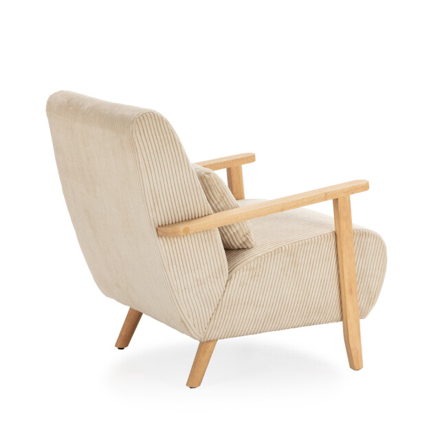 CaliCosy Fauteuil in stof met houten poten l70 cm bonnie 3078811 large