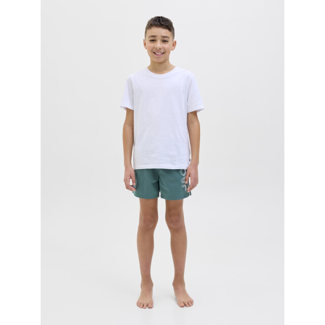 Jack & Jones Jongens zwemshort jpstmaui splicelogo effen 12275133-Mallard Green large