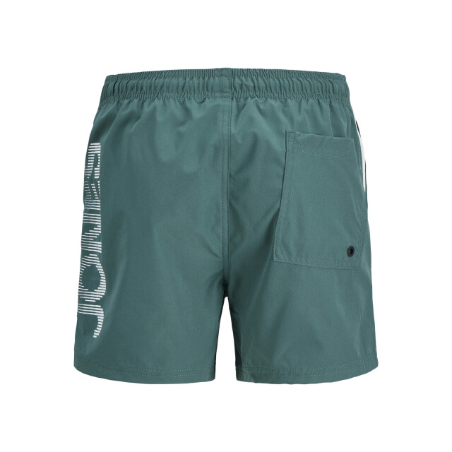 Jack & Jones Jongens zwemshort jpstmaui splicelogo effen 12275133-Mallard Green large