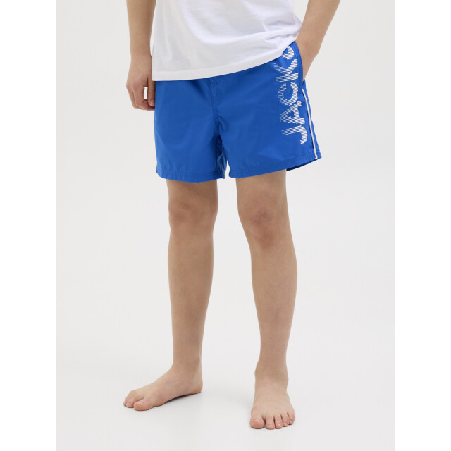 Jack & Jones Jongens zwemshort jpstmaui splicelogo effen 12275133-Turkish Sea large