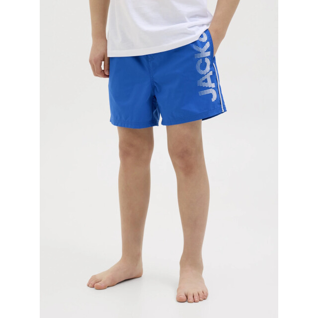 Jack & Jones Jongens zwemshort jpstmaui splicelogo effen 12275133-Turkish Sea large