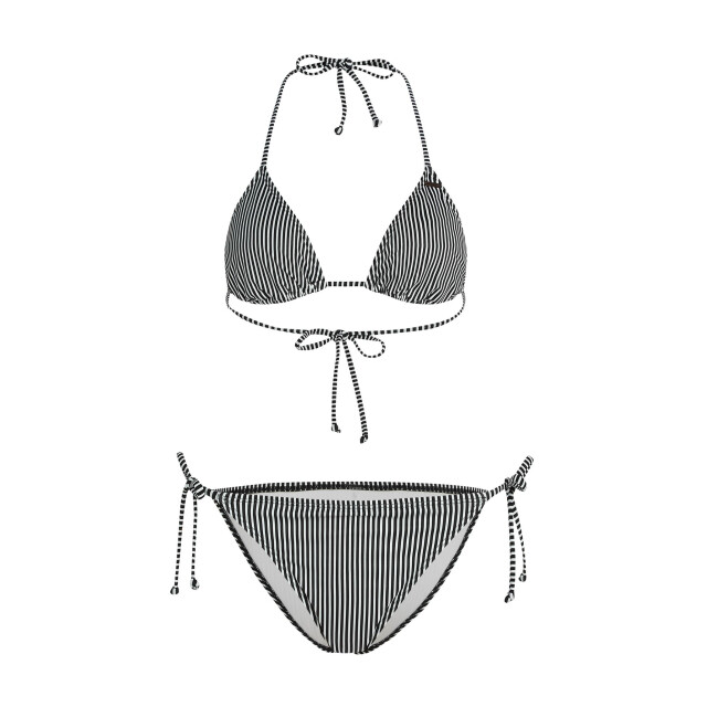 O'Neill Dames bikini set capri bondey zwart/wit gestreept 1800352-39088 large