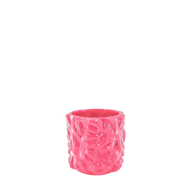 House Vitamin Pot kisses ceramics neon pink 11x11x11,5cm 3190490 large