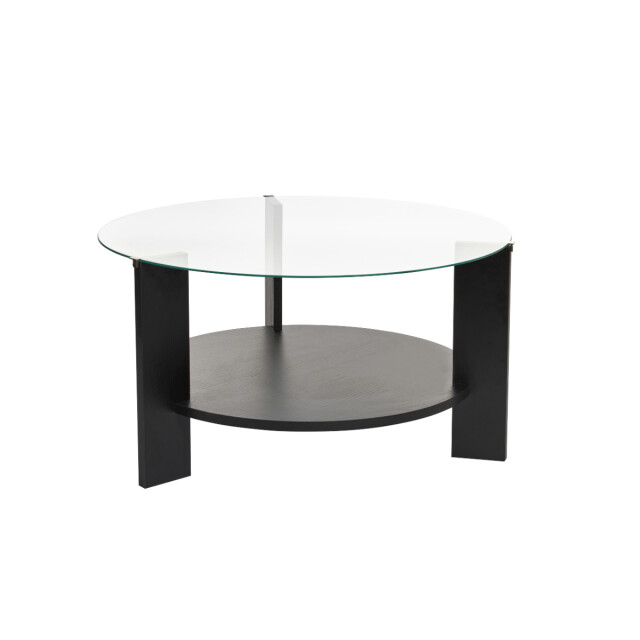 CaliCosy Salontafel met 2 bladen, waarvan één van gehard glas Ø75 cm clara 3196918 large
