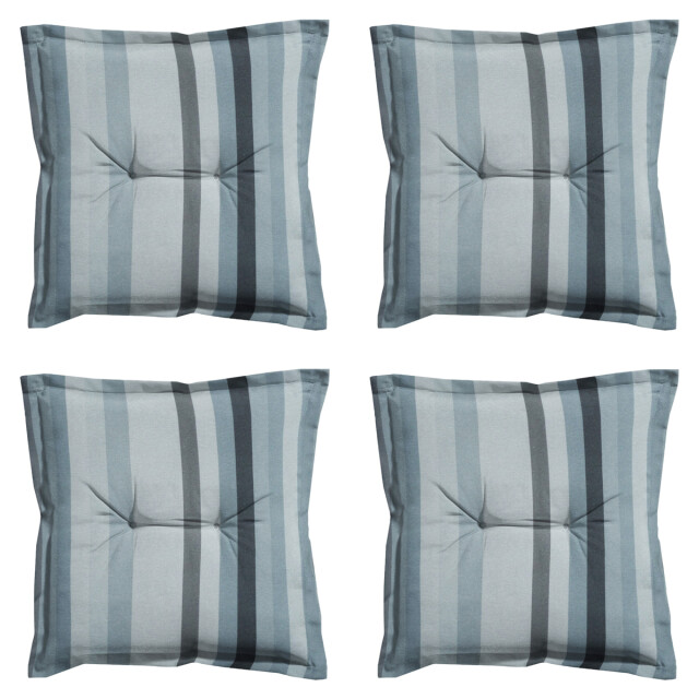 Madison zitkussen righe grey ca. 50x50 cm set van 4 3083297 large
