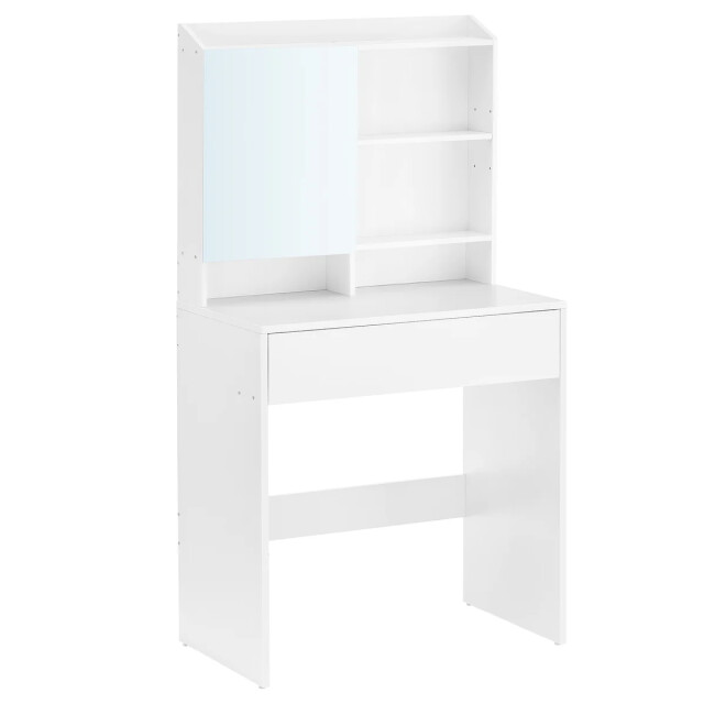CaliCosy Kaptafel met 1 lade en 3 planken met spiegel h136 cm 2930334 large