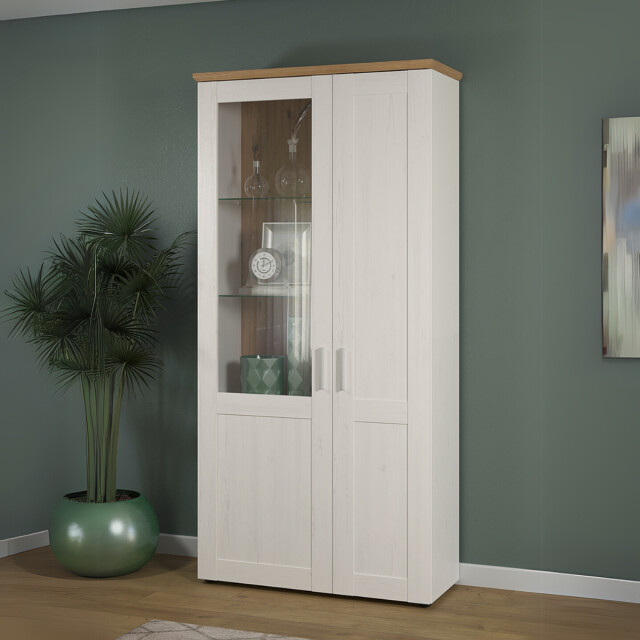 CaliCosy Dressoir 2 deuren waarvan één met gehard glas l95 cm shade 2930748 large