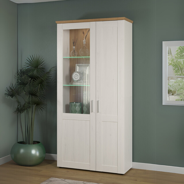CaliCosy Dressoir 2 deuren waarvan één met gehard glas l95 cm shade 2930748 large