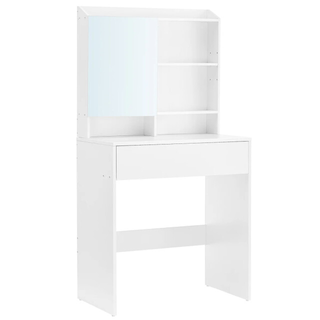 CaliCosy Kaptafel met 1 lade en 3 planken met spiegel h136 cm 2930334 large
