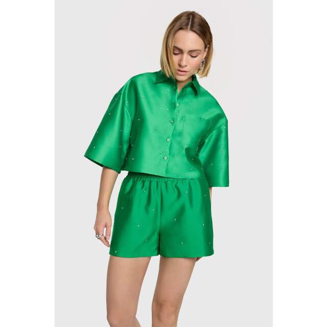 Alix The Label 2506114129 embellished satin shorts 2506114129 embellished satin shorts large