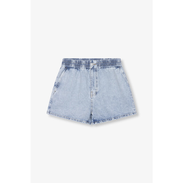 Alix The Label 2506105177 ladies woven flowy denim shorts 2506105177 Denim shorts large