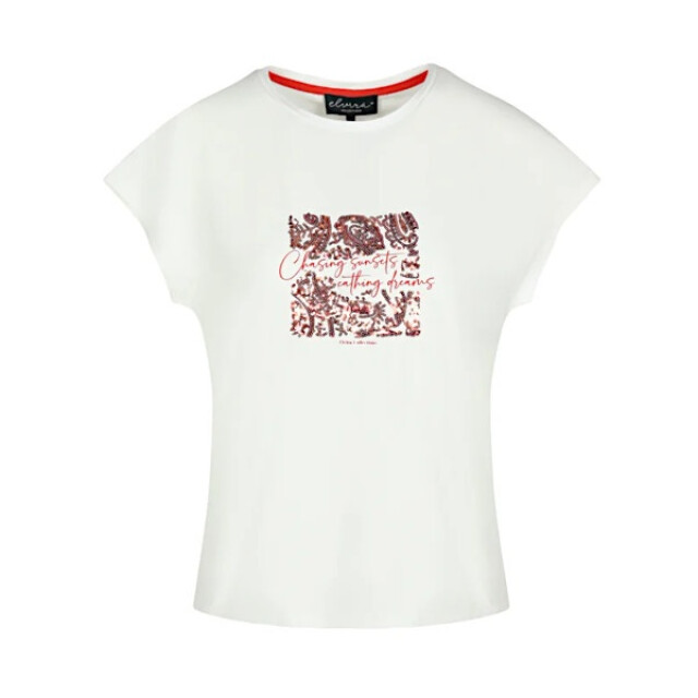 Elvira Collections T-shirt elisa coral Elisa - Offwhite coral large