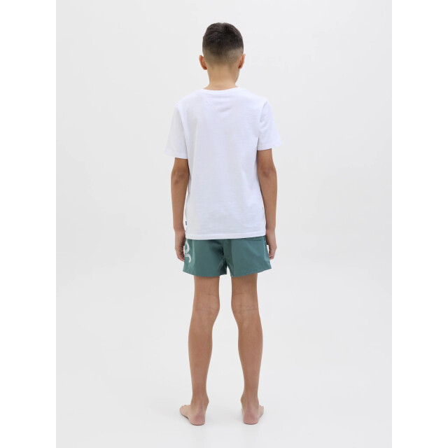Jack & Jones Jongens zwemshort jpstmaui splicelogo effen 12275133-Mallard Green large