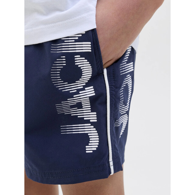 Jack & Jones Jongens zwemshort jpstmaui splicelogo effen donker 12275133-Navy Blazer large