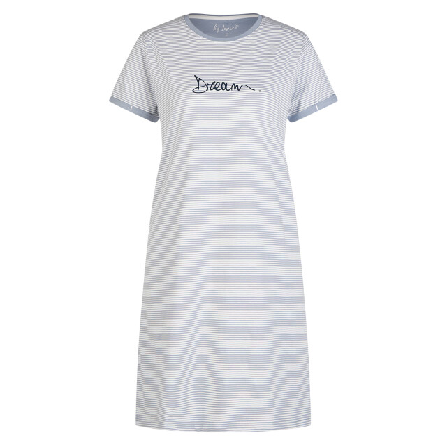By Louise Essential dames nachthemd korte mouw gestreept BL-995-4 large