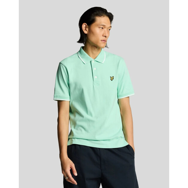 Lyle and Scott Polo stripe ss mint 5369.21.0002 large
