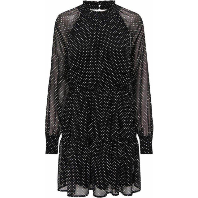Only Onlisabella ls short highneck dress dessin 4409.29.0175 large