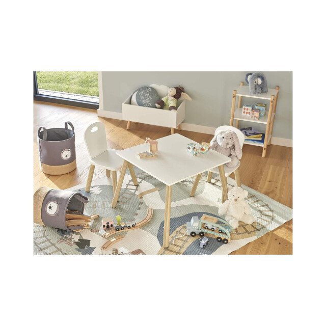 4goodz Stevige kindertafel set met stoeltjes tekentafel kinderen 3048723 large