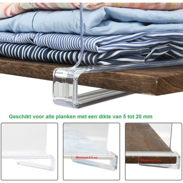Xivada Kastverdeler plankverdeler acryl - set van 4 3195478 large