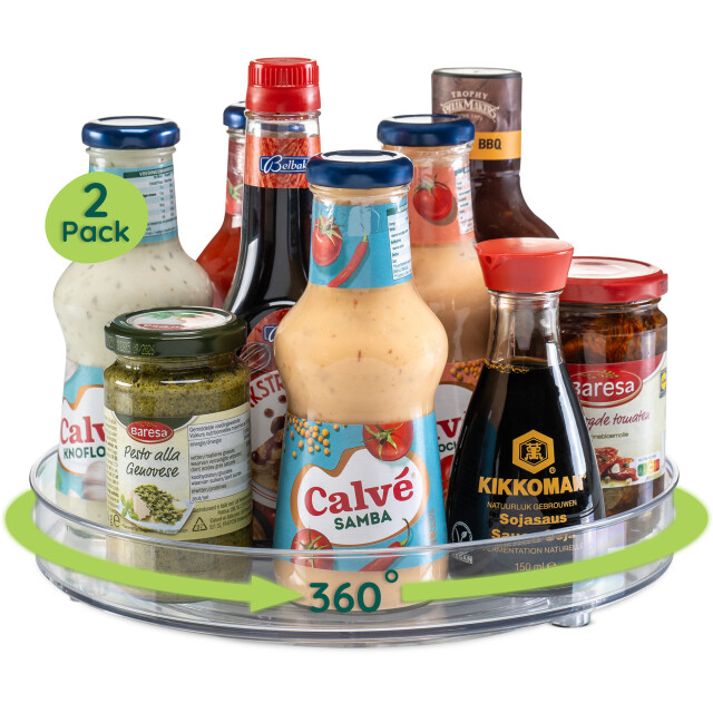 Xivada Draaiplateau suna 23 & 27 cm rond - set van 2 3195484 large