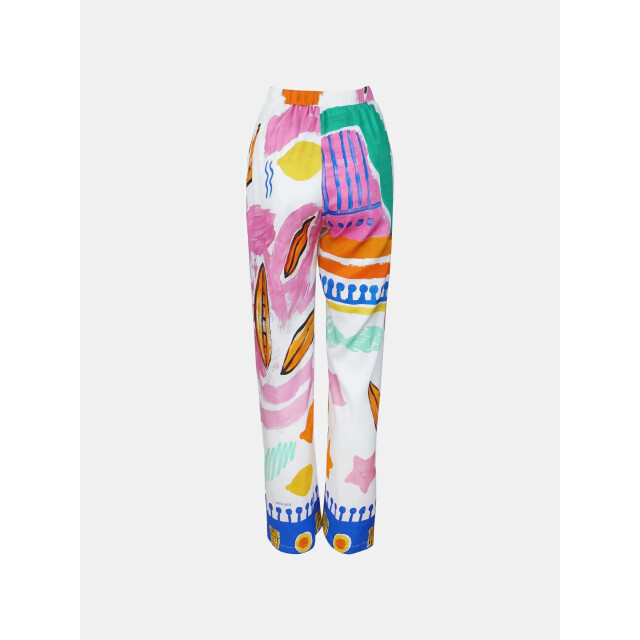 Mucho Gusto ® broek firenze geverfde kleurrijke print MUCHO GUSTO® Broek Firenze Geverfde Kleurrijke print large