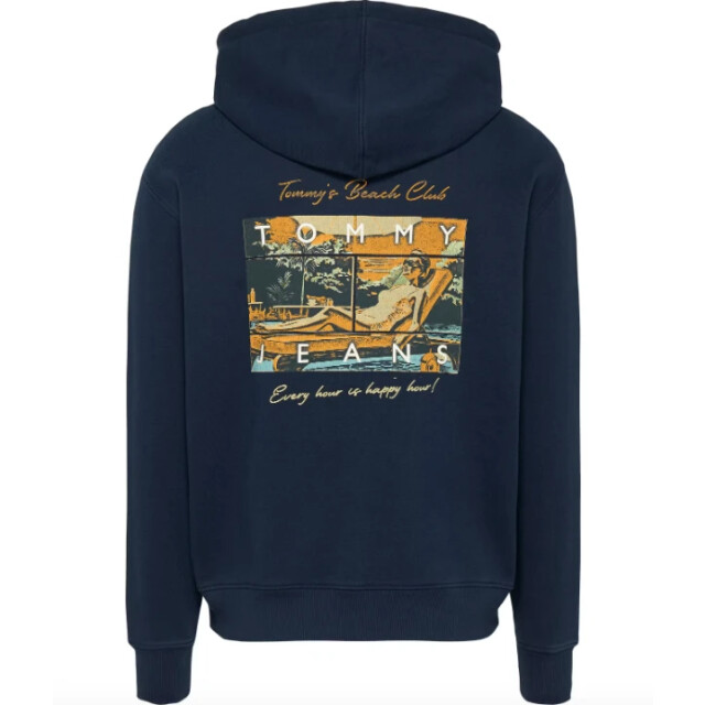 Tommy Hilfiger Dm0dm21373 c1g beach club graphic -dark night navy  hoodie C1G Dark Night Navy/DM0DM21373 Beach  Club Graphic large