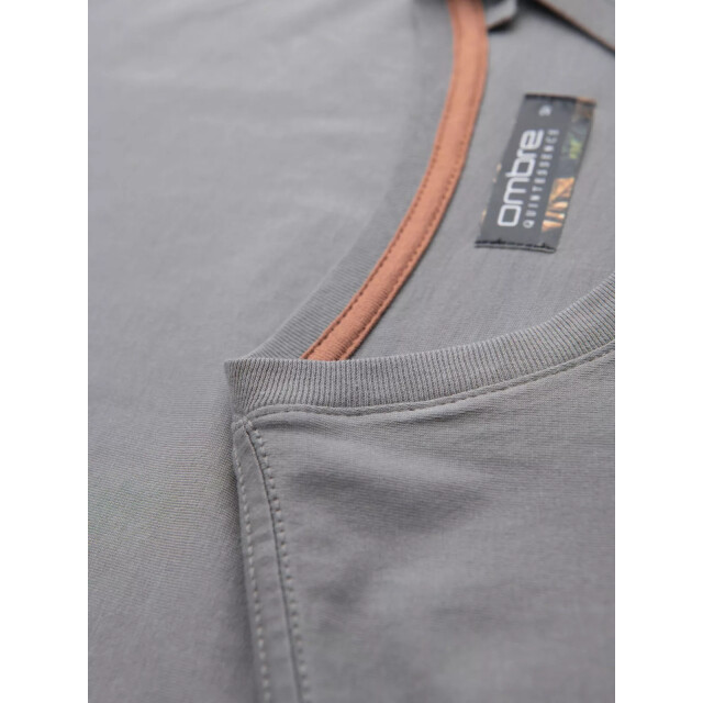 Ombre Italian style poloshirt heren suéde - italianstyle OM-0206-1-1-1 large