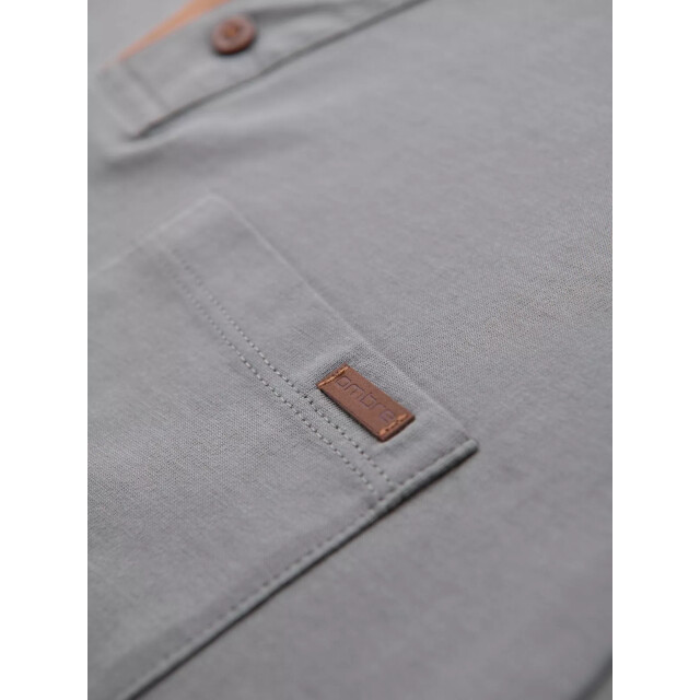 Ombre Italian style poloshirt heren suéde - italianstyle OM-0206-1-1-1 large