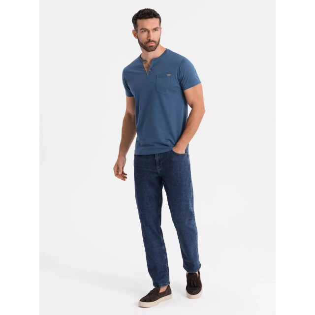Ombre Italian style poloshirt heren suéde - italianstyle OM-0206-1-1 large