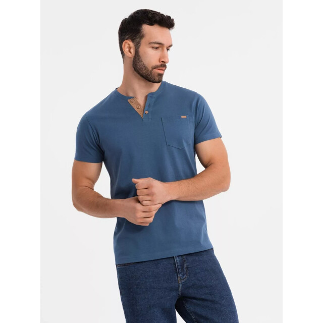 Ombre Italian style poloshirt heren suéde - italianstyle OM-0206-1-1 large