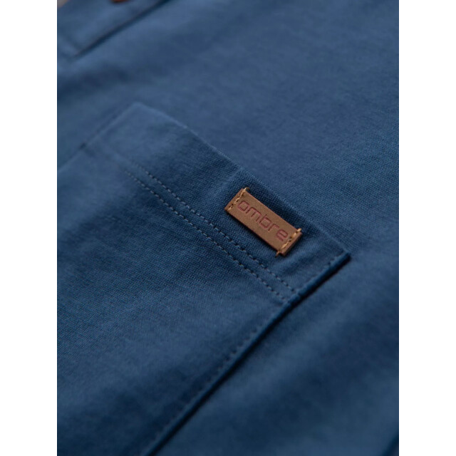Ombre Italian style poloshirt heren suéde - italianstyle OM-0206-1-1 large
