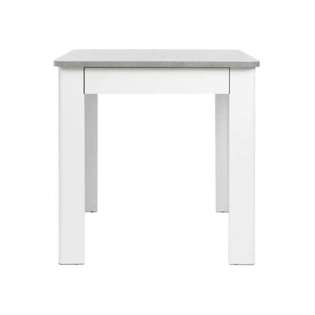 CaliCosy Eettafel met afgeronde hoeken en 1 lade zonder handgreep, 80 cm oslo 3202274 large