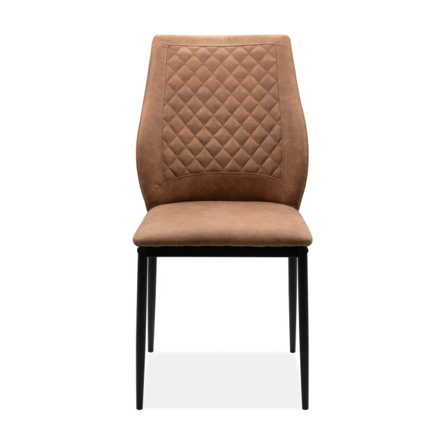 CaliCosy Set van 4 stoelen van gewatteerde stof met metalen frame, 48 cm lillie 3202272 large