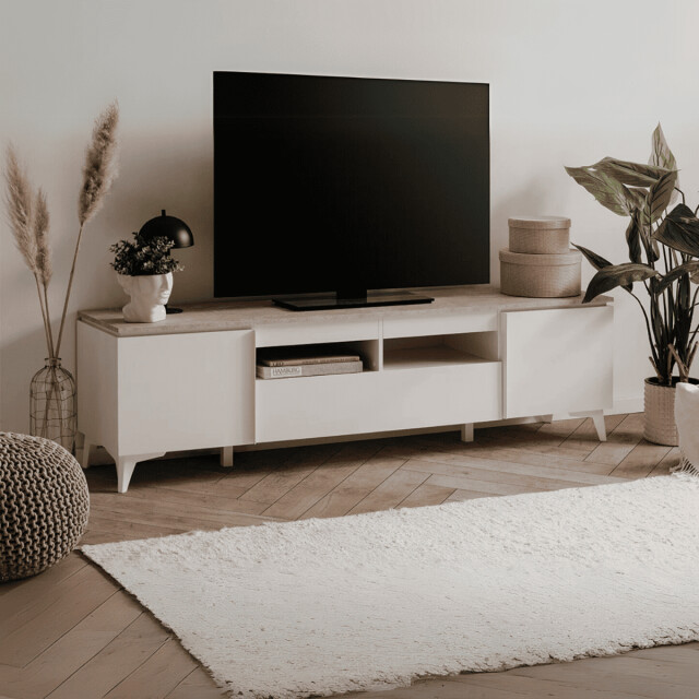 CaliCosy Tv-meubel 2 deuren 1 lade l177 cm bertrix 2937549 large