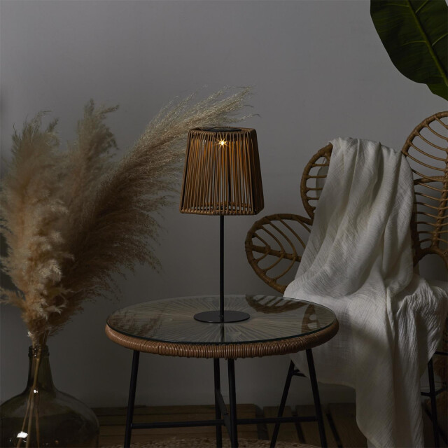 Casa di Elturo Solar tafellamp led 40 cm – buitenlamp op zonne-energie – taupe 3202095 large
