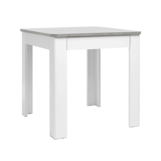 CaliCosy Eettafel met afgeronde hoeken en 1 lade zonder handgreep, 80 cm oslo 3202274 large