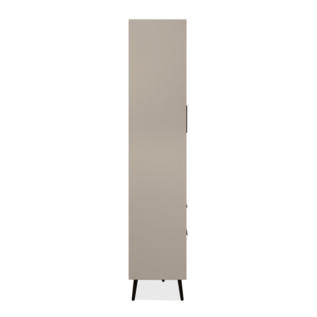 CaliCosy Hoog dressoir met 2 glazen deuren, 2 lades en 6 legplanken binnenin, 90 cm 3202270 large