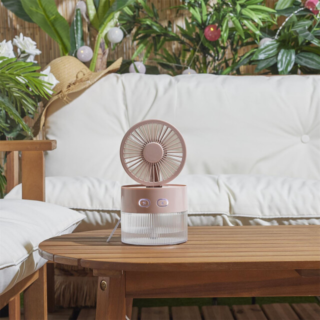 Casa di Elturo Usb ventilator met vernevelaar en led 400 ml 3202094 large