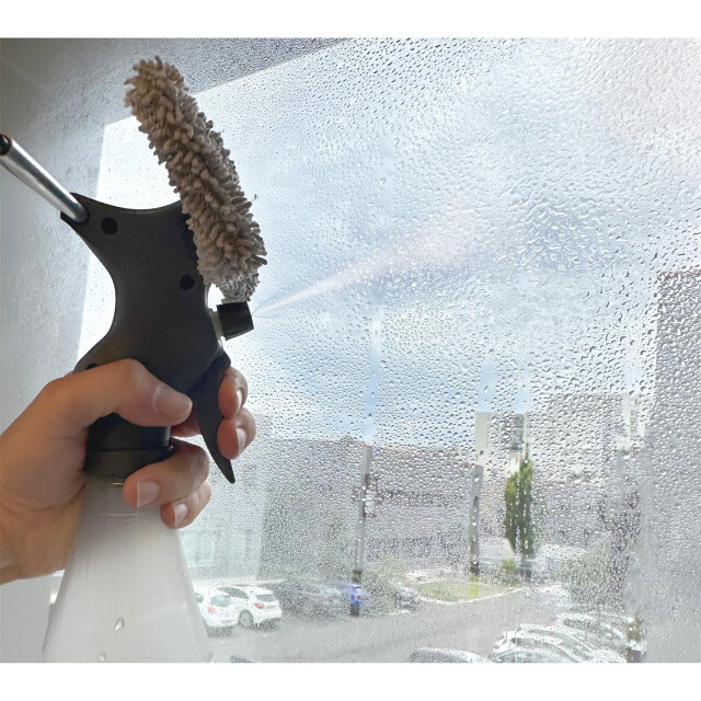 Casa di Elturo 3-in-1 spray ruitenwisser met microvezel en siliconen trekker – 22 cl – 3202086 large