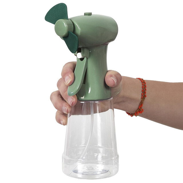 Casa di Elturo Handventilator met sprayfunctie – werkt op aa-batterijen – 3202092 large