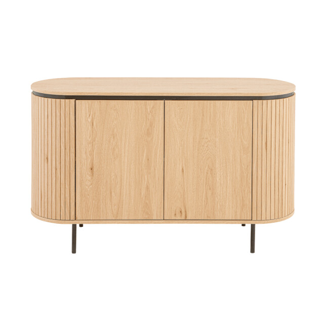 CaliCosy Dressoir met 2 deuren en zijkanten met groef l120 cm 3202267 large