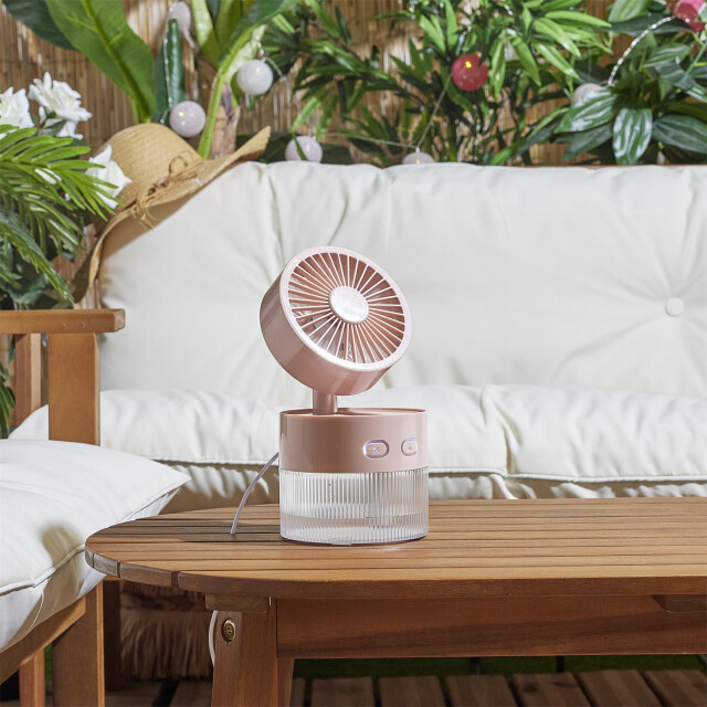 Casa di Elturo Usb ventilator met vernevelaar en led 400 ml 3202094 large